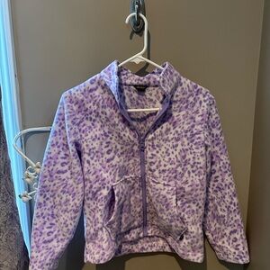 Eddie Bauer Purple Leopard Kids Jacket